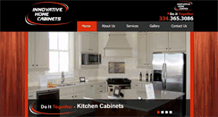 Desktop Screenshot of innovativehomecabinets.com