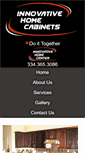 Mobile Screenshot of innovativehomecabinets.com